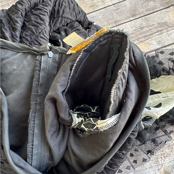 Lorrie Kabala Attitudes Dress 80s Party Dress Black White Flounces Layered - Picture 8 of 16